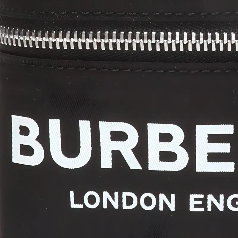 Burberry Nylon Clutch Arm Bag Storage Bag Men's Black-4