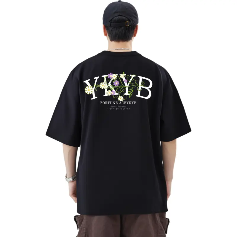 YK&YB T Shirts Unisex Black-3