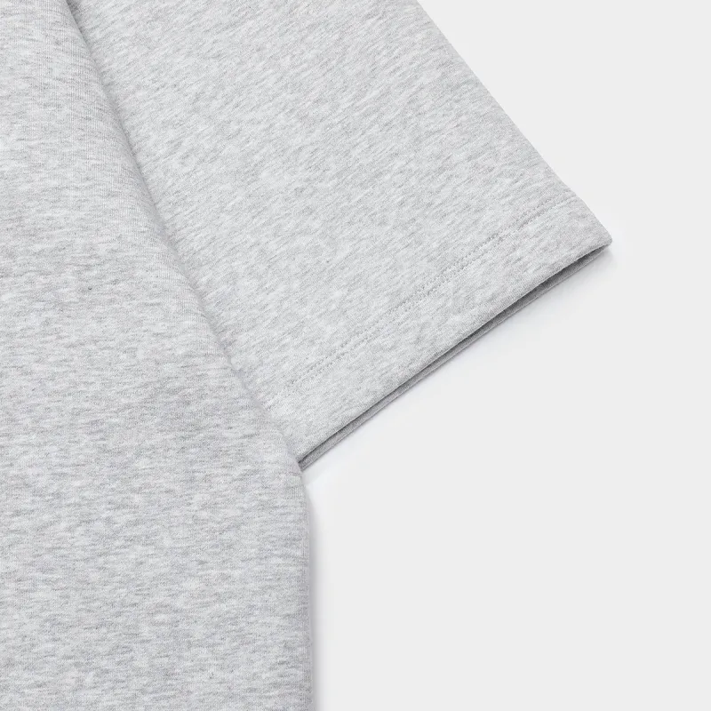 FILA MILANO Italian Luxury Sports Collection T Shirts Women's Snowflake Heather Gray-4
