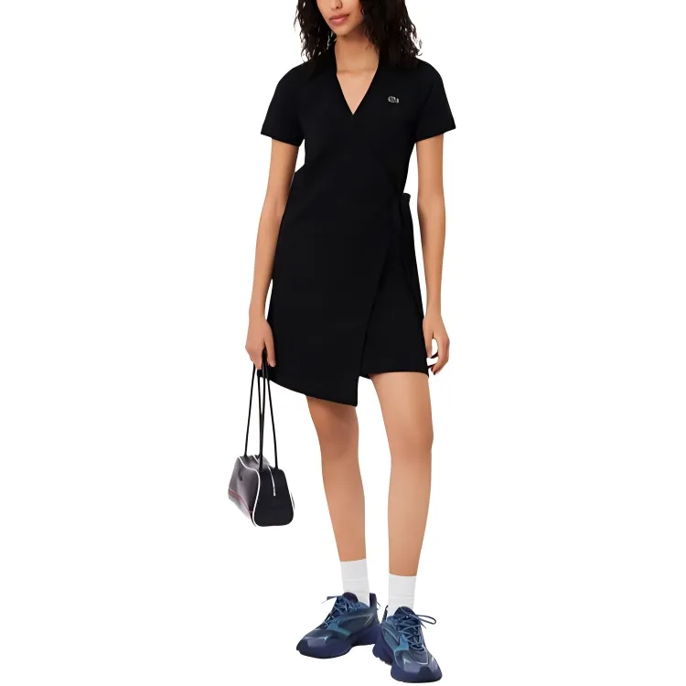 LACOSTE Wrap Polo Mini Dress-1