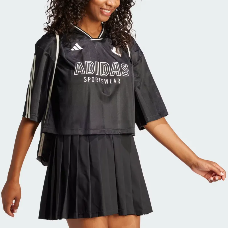Adidas Free Shipping With AdiClub Tiro Cut 3 Stripes Oversized Jersey-3