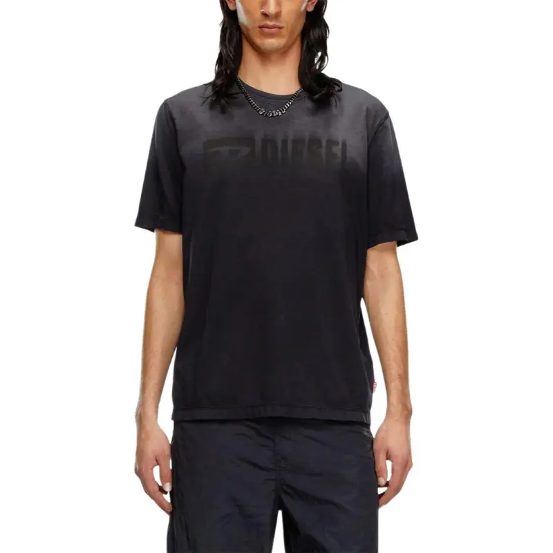 DIESEL Sun-Faded Crewneck T-Shirt-3