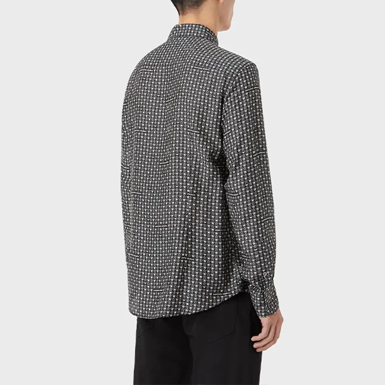 EMPORIO ARMANI Shirts Men Black-3