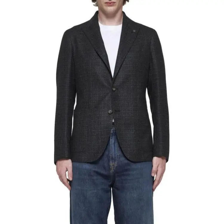 Tagliatore Logo brooch Blazer-2