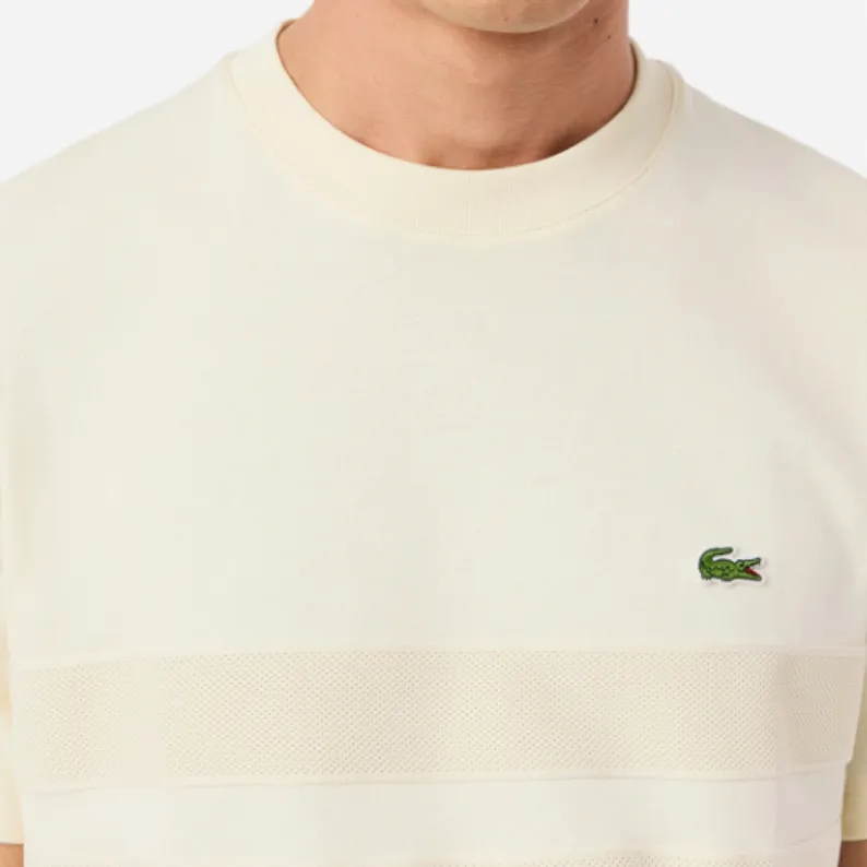 LACOSTE T Shirts Men Beige-4