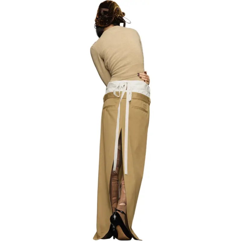 Maison Margiela High rise Maxi Skirt-3