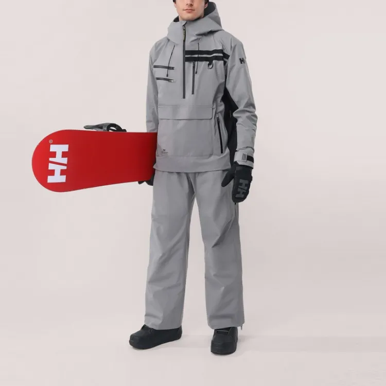 HELLY HANSEN H2BLK Ski Tops Unisex Gray-4