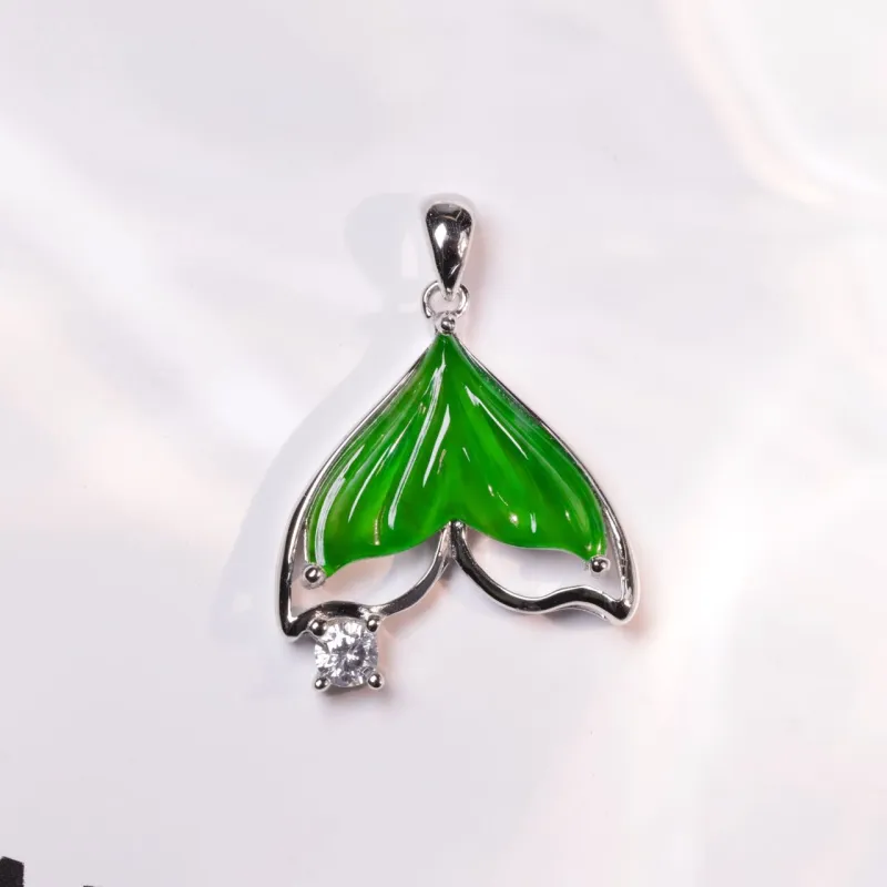 KALAIYIN Ice Glutinous Jadeite Necklaces Women's-3