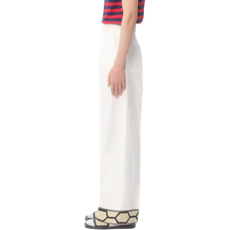 Valentino Casual Pants Men's Ivory White-3
