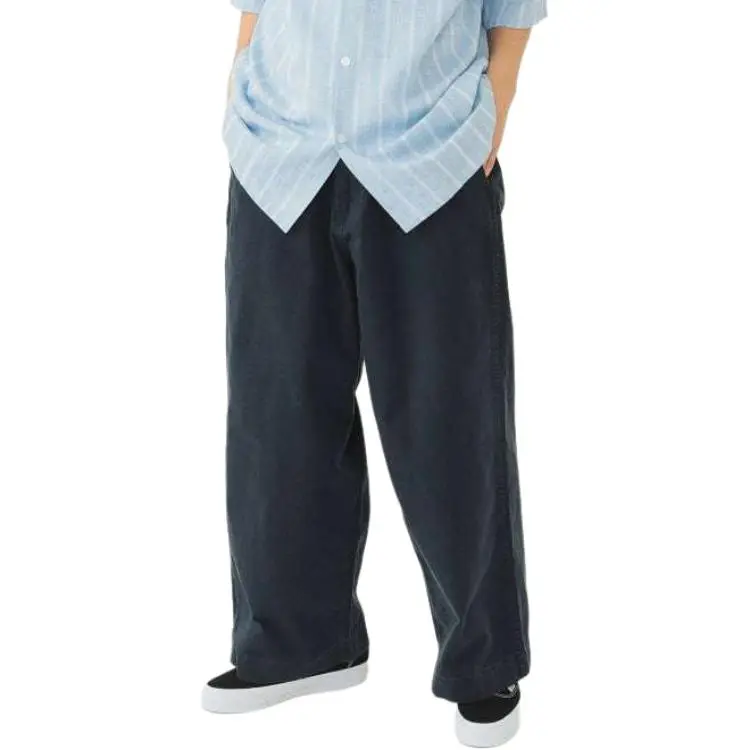 Beams Casual Pants Men's Marine Blue-2