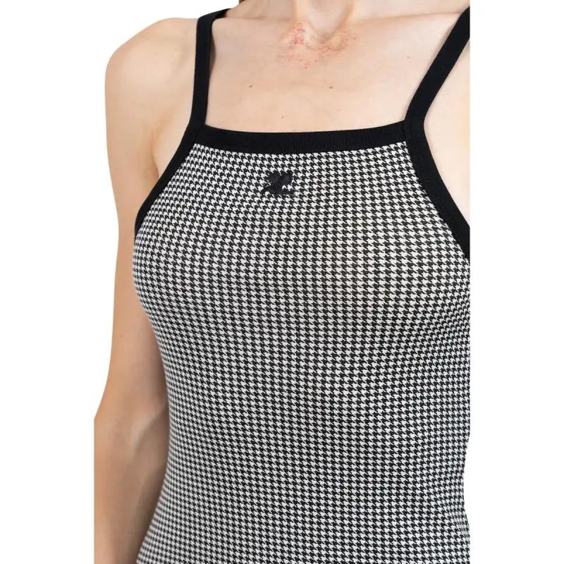 COURREGES Slip Dress Women's Black-3