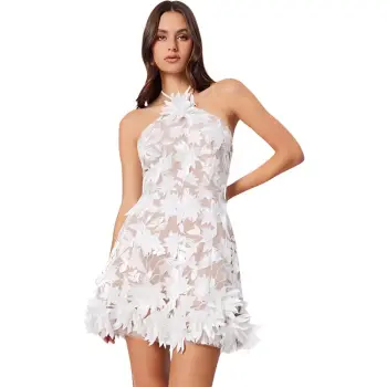 ELLIATTCOLLECTIVE Sleeveless Dress Women's White