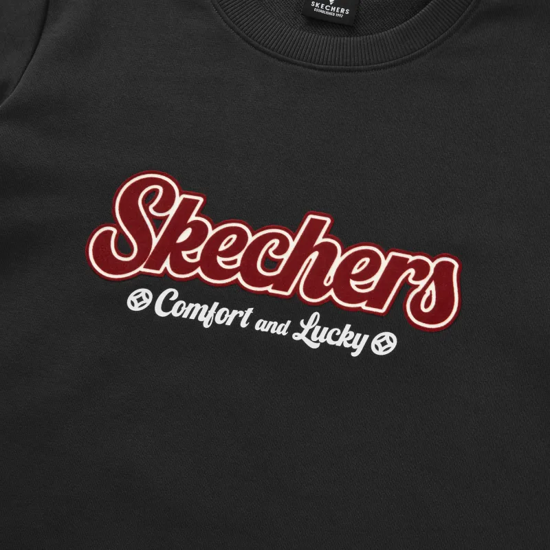 Skechers New Year Sweatshirt Women's Carbon Black-4