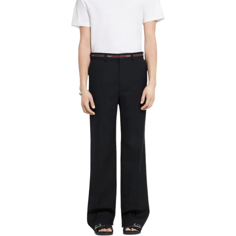 GUCCI FW25 Lido Collection Casual Pants Men's Dark Blue-2