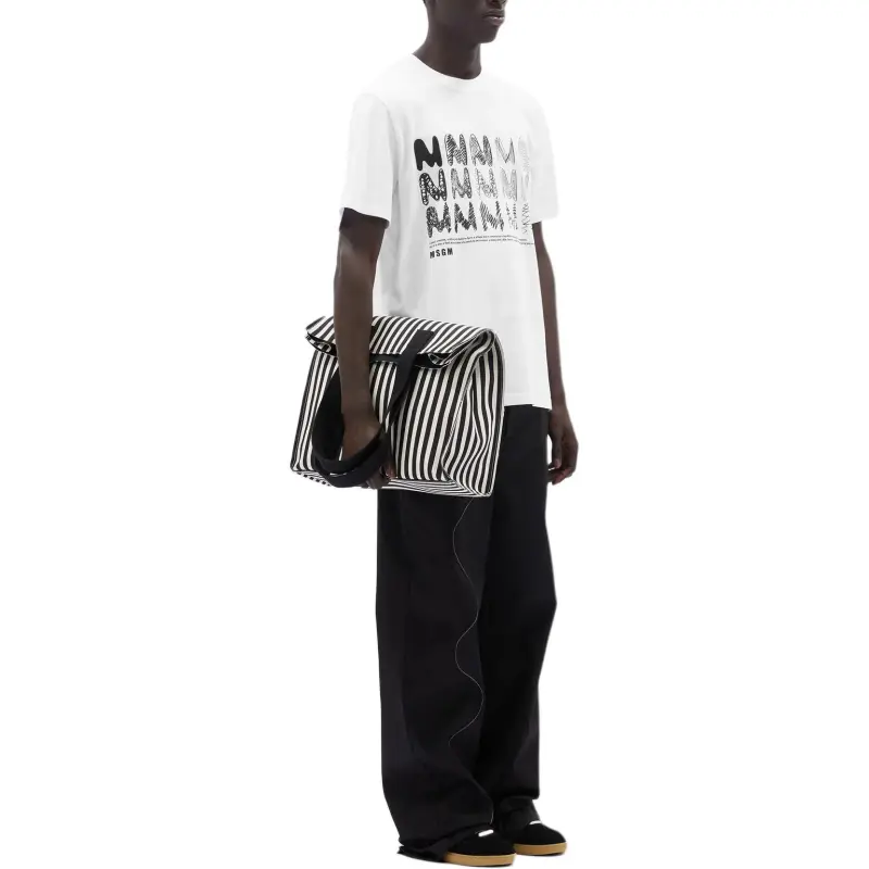 MSGM T Shirts Men White-1