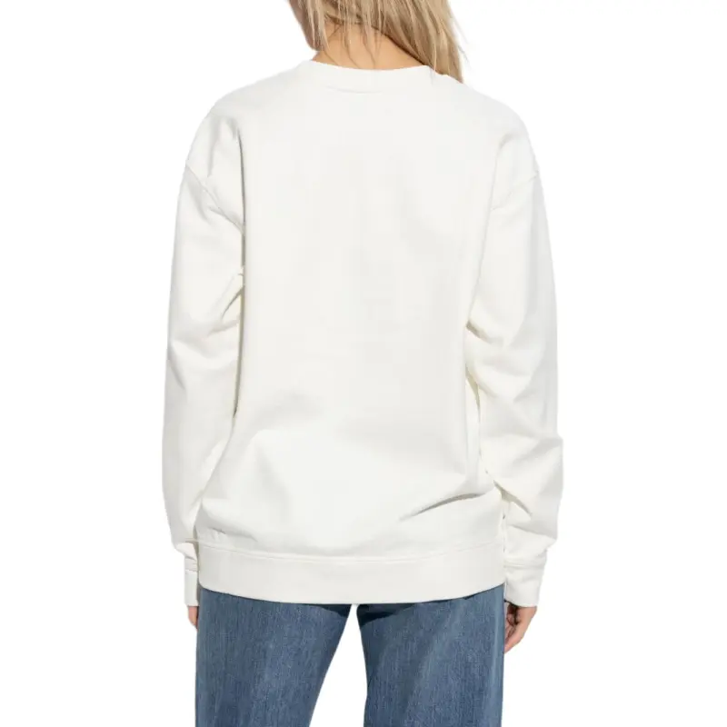 GANNI Graphic Printed Crewneck Sweatshirt-4