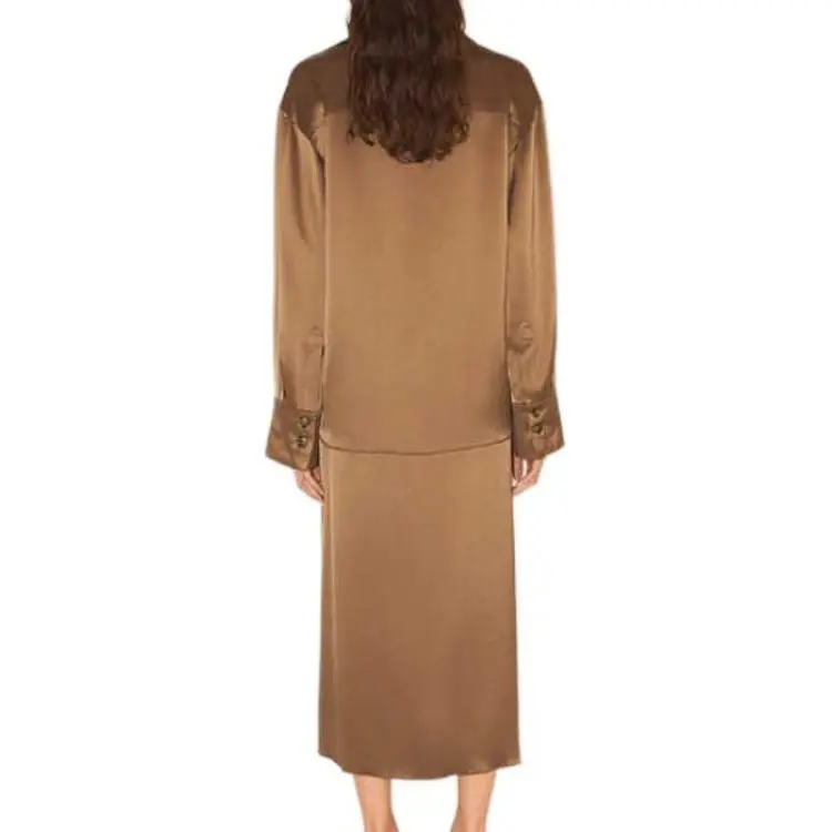 NANUSHKA Shirt Women's Dark Khaki-1