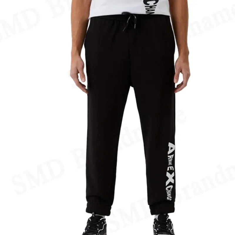 ARMANI EXCHANGEAE SS23 Knitted Sweatpants Men's Black-5