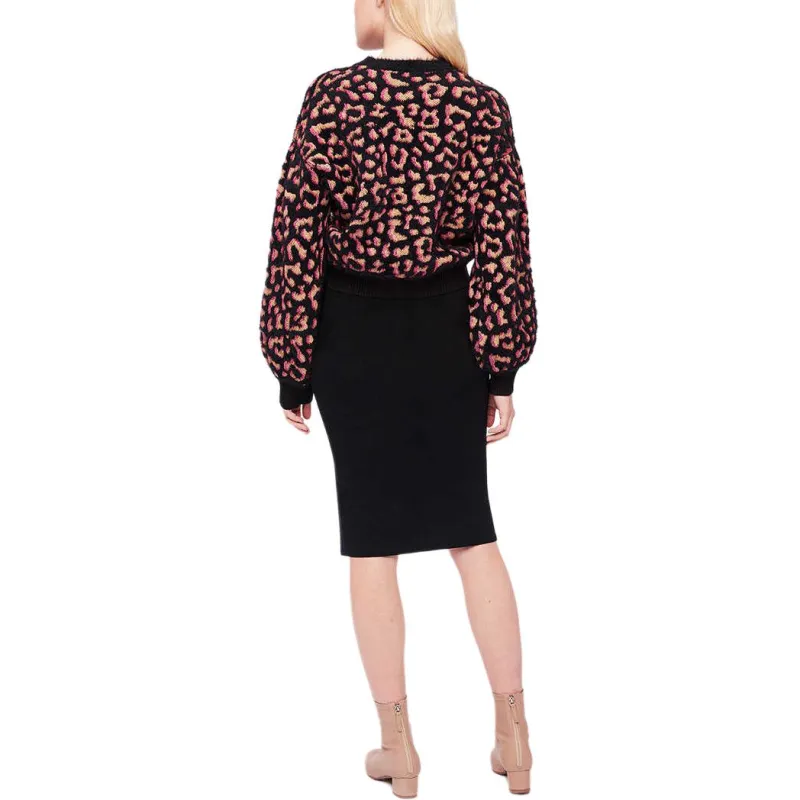 DVF Diane Von Furstenberg Knit Long Skirts Women's Black-3