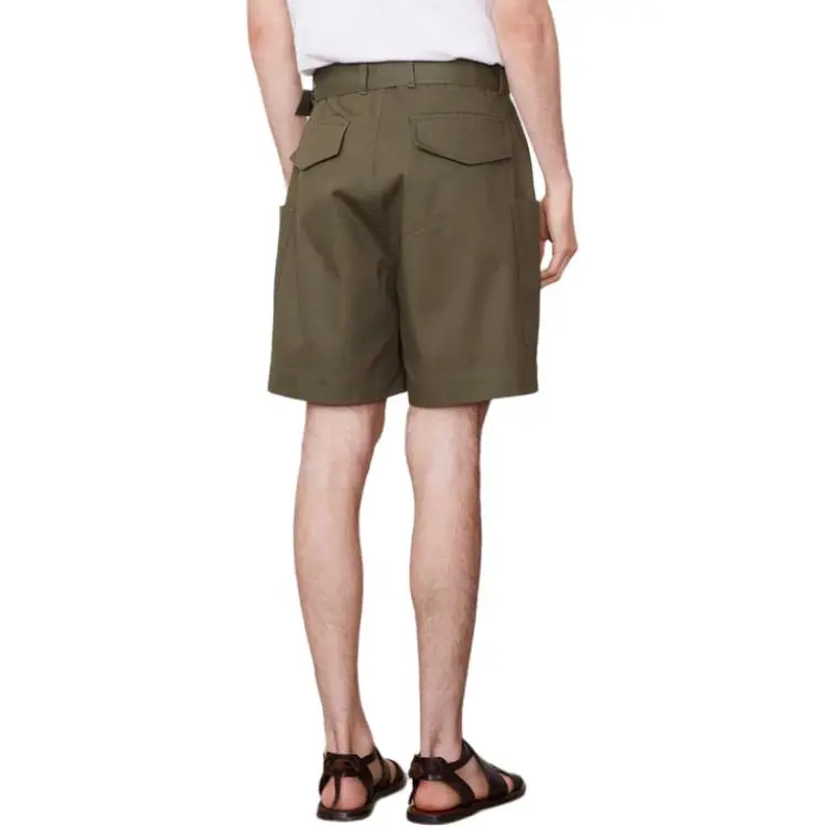 OFFICINE GENERALE Daryl Belted Bermuda Shorts-1