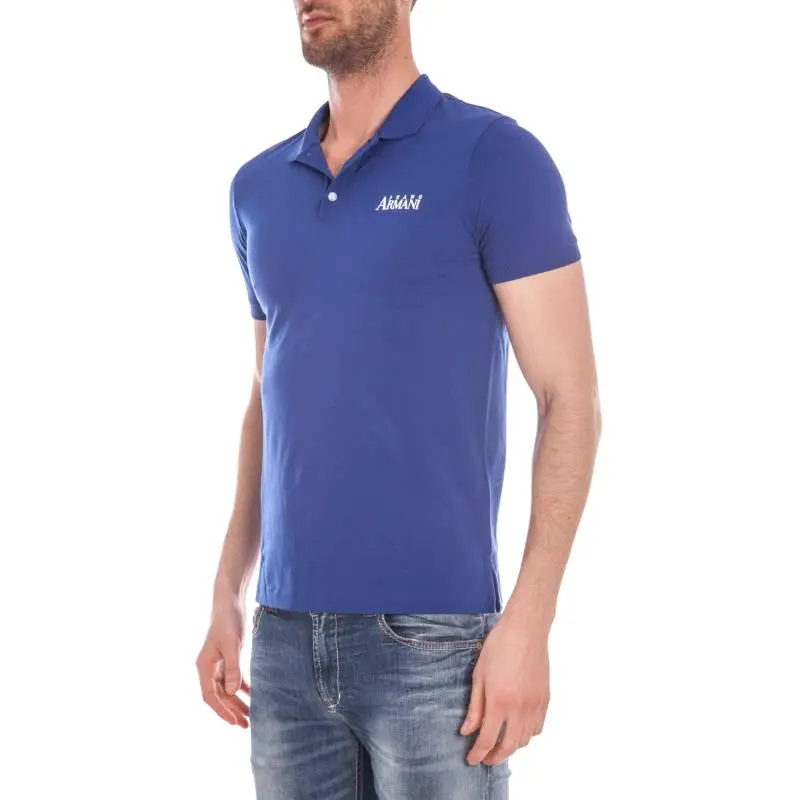 ARMANI JEANS Polo Shirt Men's Blue-2