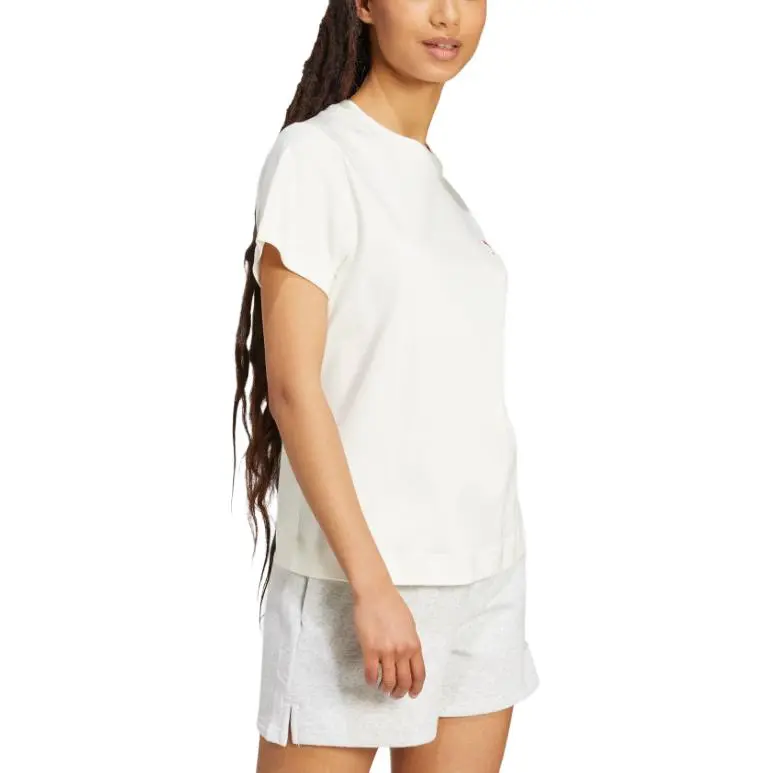 Adidas SS25 T Shirt Women's Jade White-2