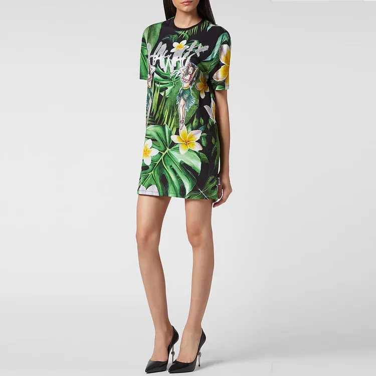 PHILIPP PLEIN Hawaii print T shirt-2