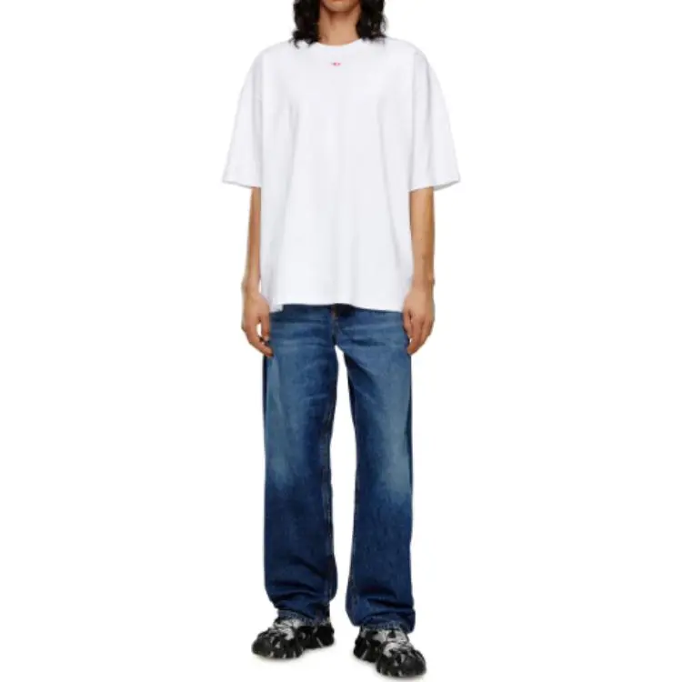 DIESEL T-Boxt-D Embroidered D Patch Crewneck T-Shirt-1