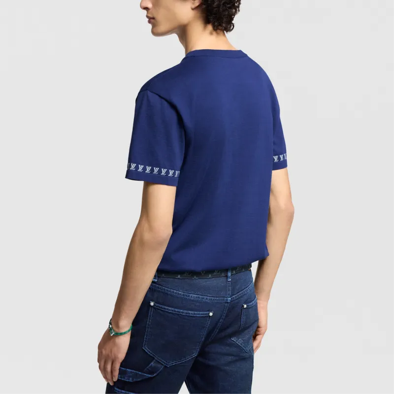 LOUIS VUITTON 1AHECF Signature Short Sleeved Crewneck-4