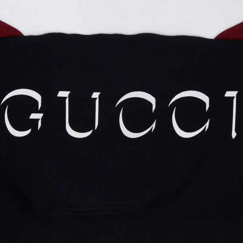 GUCCI Jersey texture Cotton Hoodie-5