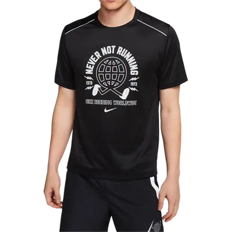Nike Set-in Sleeve T-Shirt Men's Black-2