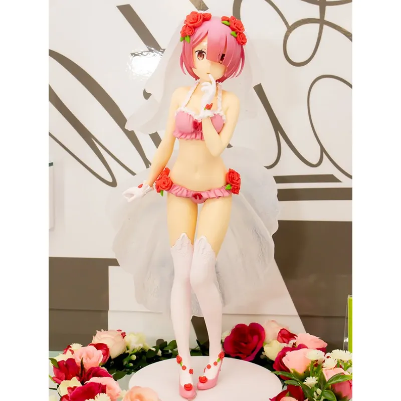 BANPRESTO Ram Glass Factory Re0 Zero − Starting Life In Another World, Wedding Dress Scale Figures-2