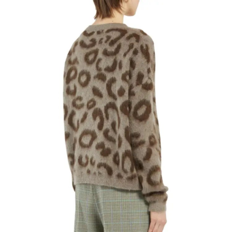 I BLUES Leopard print Sweater-1