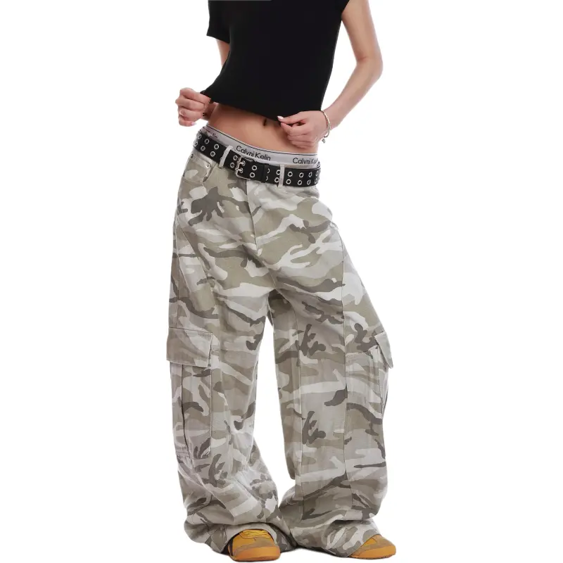 VINMUK Cargo Pants Unisex Camouflage-4