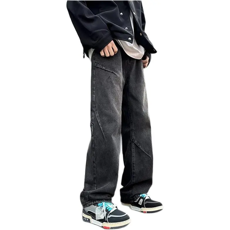 DUATOGE Jeans Men's Vintage Blue-6