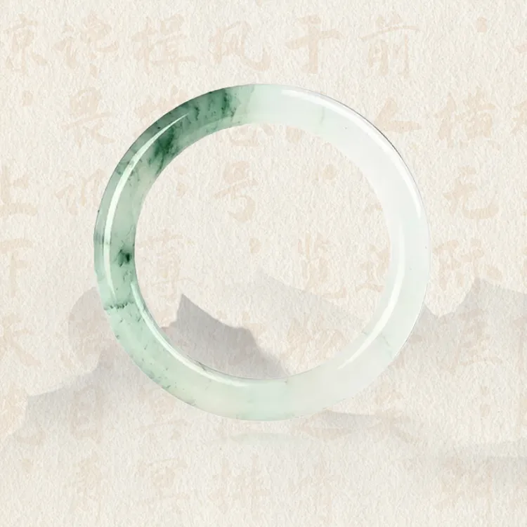 Chongqing Gold Store Chalcedony Bangles Unisex-3