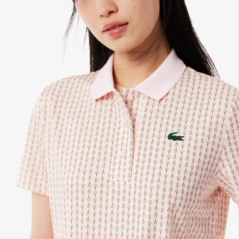 LACOSTE Logo patch Polo Top-4