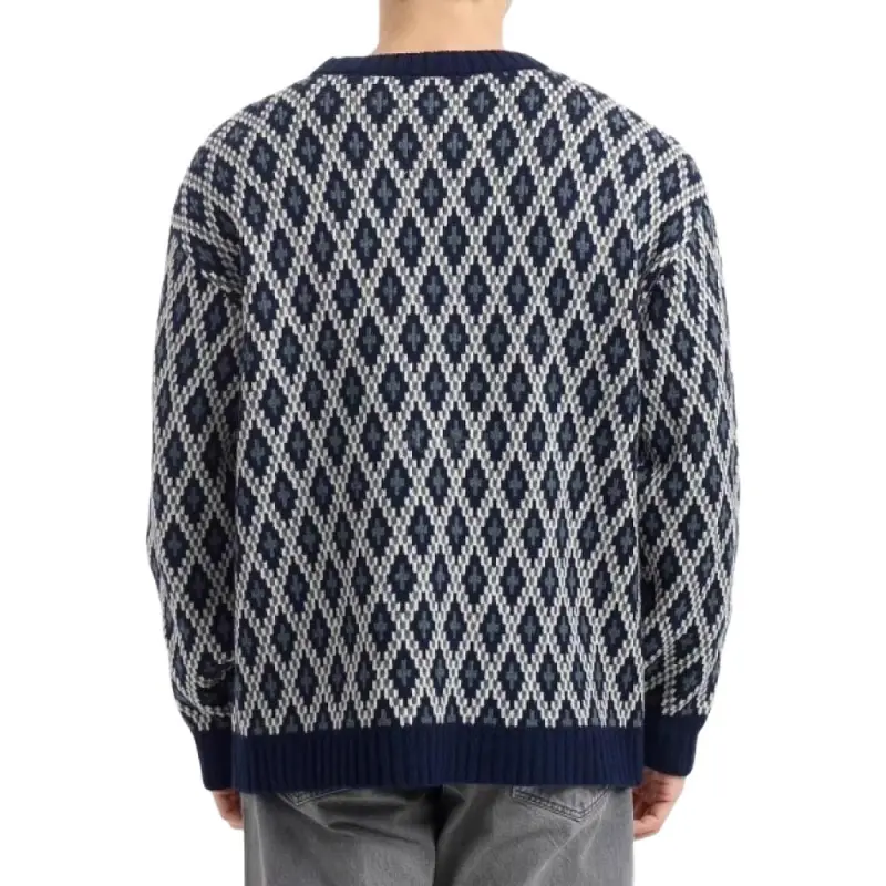 Needles Sweater Men's Marine Blue-1