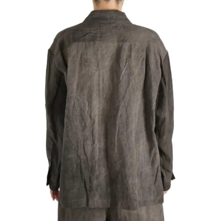 UMA WANG Linen Overshirt-3