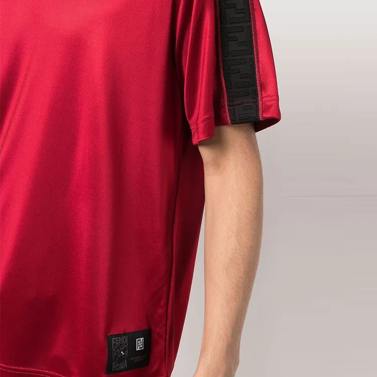 FENDI T Shirts Men Red-4