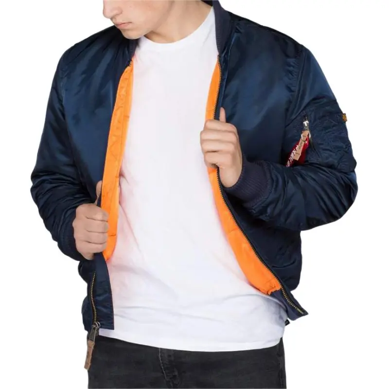Alpha Industries Classic Zipped Bomber Jacket-3