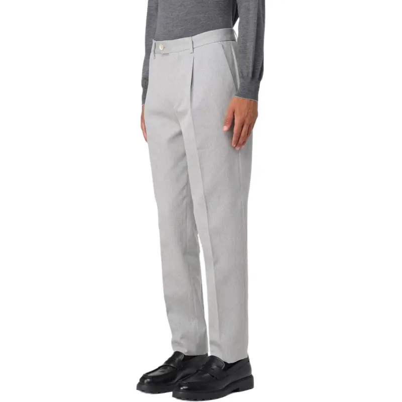 Brunello Cucinelli Pressed Crease Tapered Leg Trousers-6