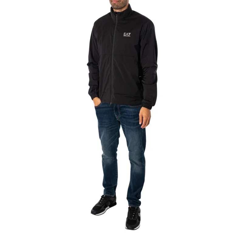 EMPORIO ARMANI Logo Printed Zipped Bomber Jacket-3