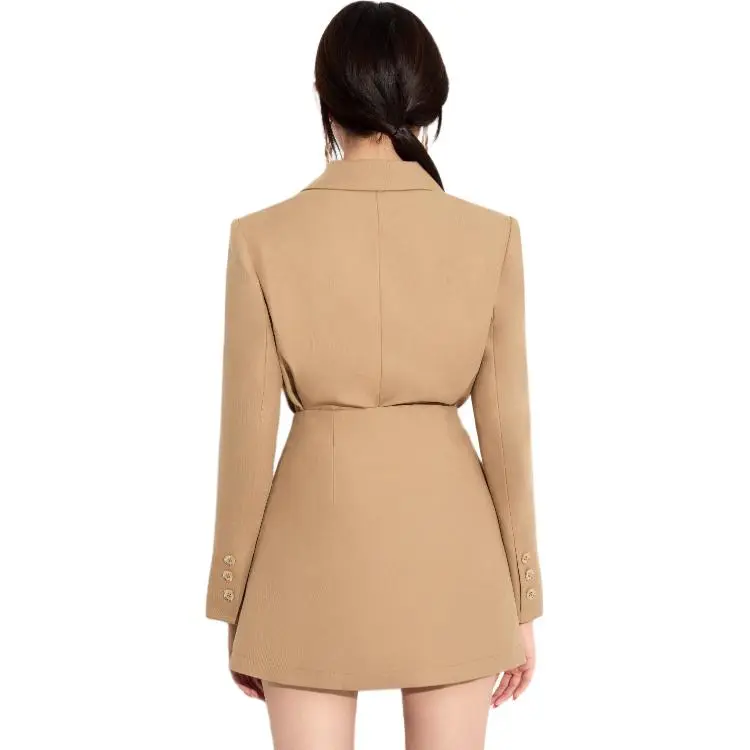AUI Business Suits Women's Khaki-5