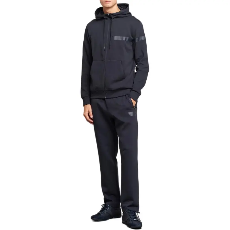 HUGO BOSS Rubberised logo Zip up Hoodie-4
