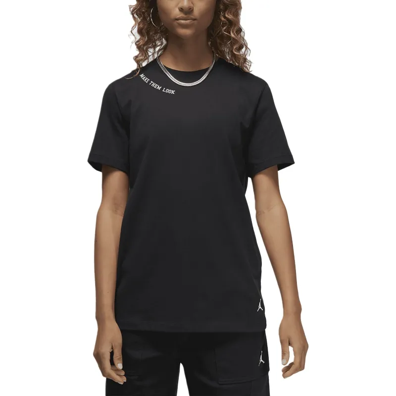 Jordan T Shirts Women's Black-2