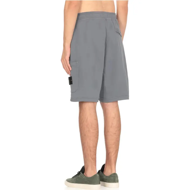 STONE ISLAND Compass Patch Drawstring Shorts-2