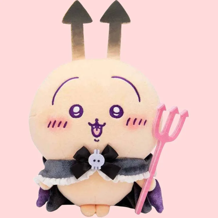 Chiikawa Usagi Angel And Demon Dolls Plush Doll Small Size Tall-3