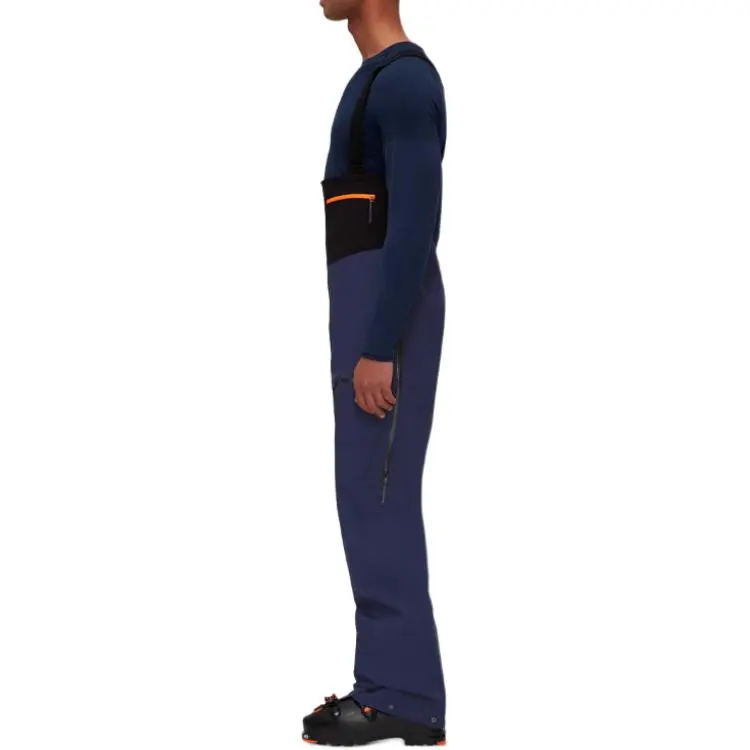 MAMMUT Haldigrat Sustainable Freeride Hardshell Bib Pants Overalls Men's-3