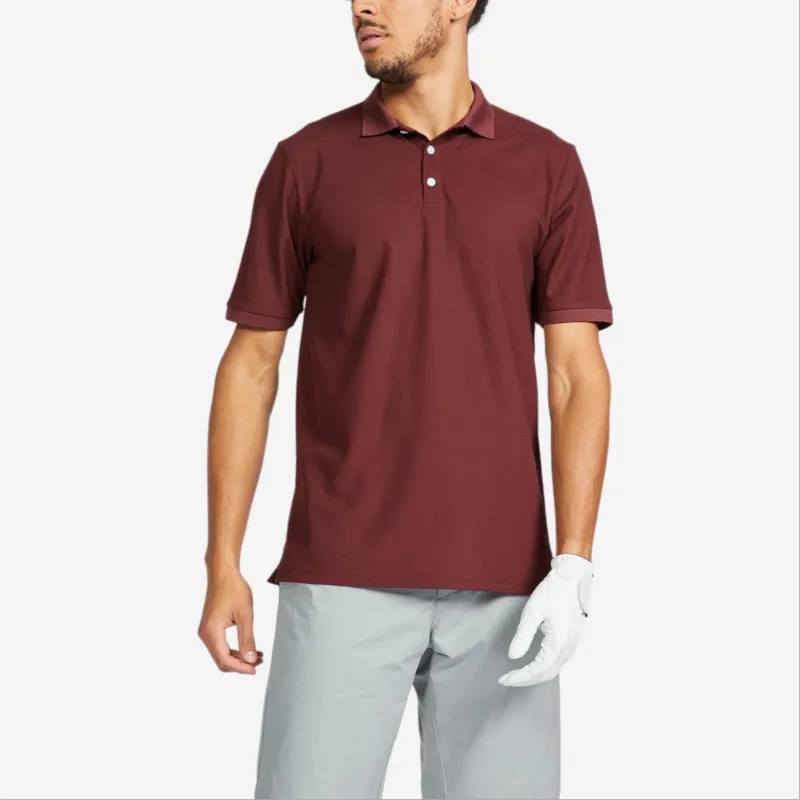 DECATHLON INESIS Polo Shirt Men's Burgundy Red-1